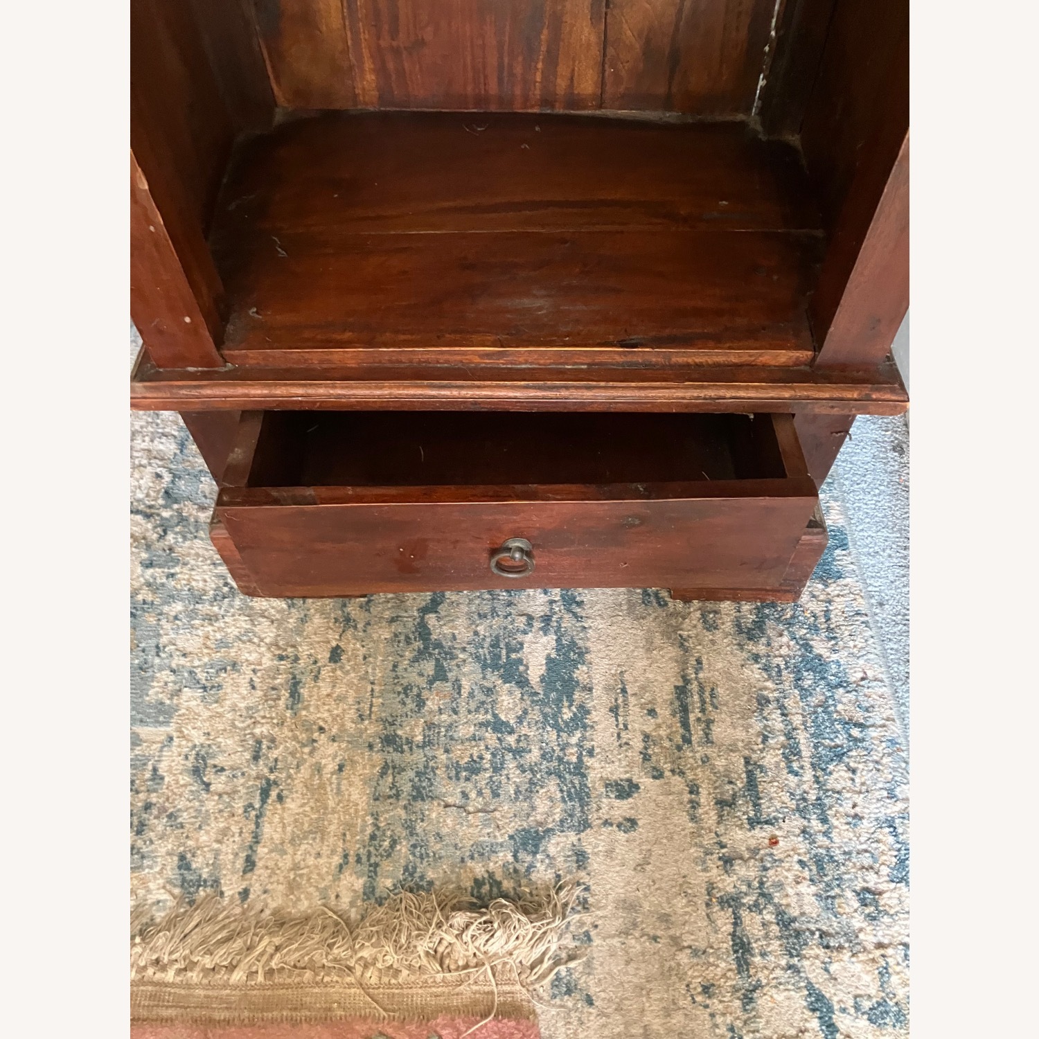 Vintage/Antique Finds Dark Brown Wood Bookcase - image-4