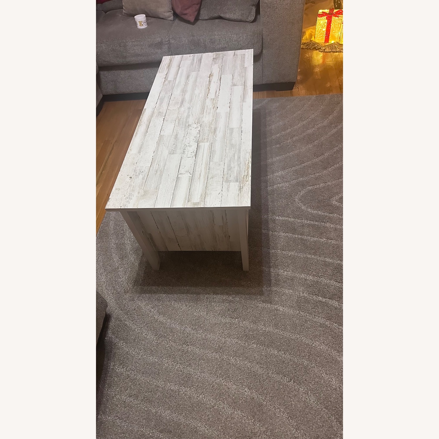 Rustic Farmhouse Lift Top Coffee Table  - image-3