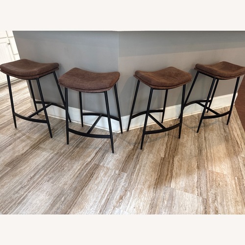 Used Dark Brown Stools for sale on AptDeco