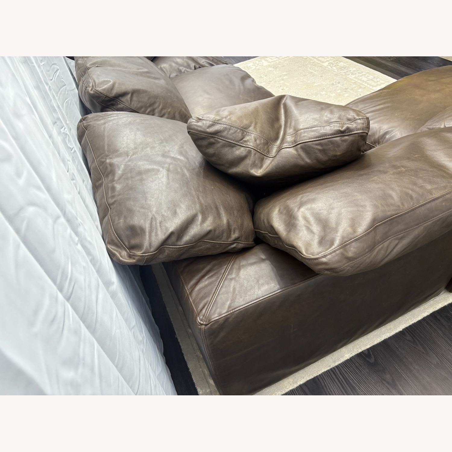 Restoration Hardware Cloud® Modular Leather Sectional — 4-Piece - image-31