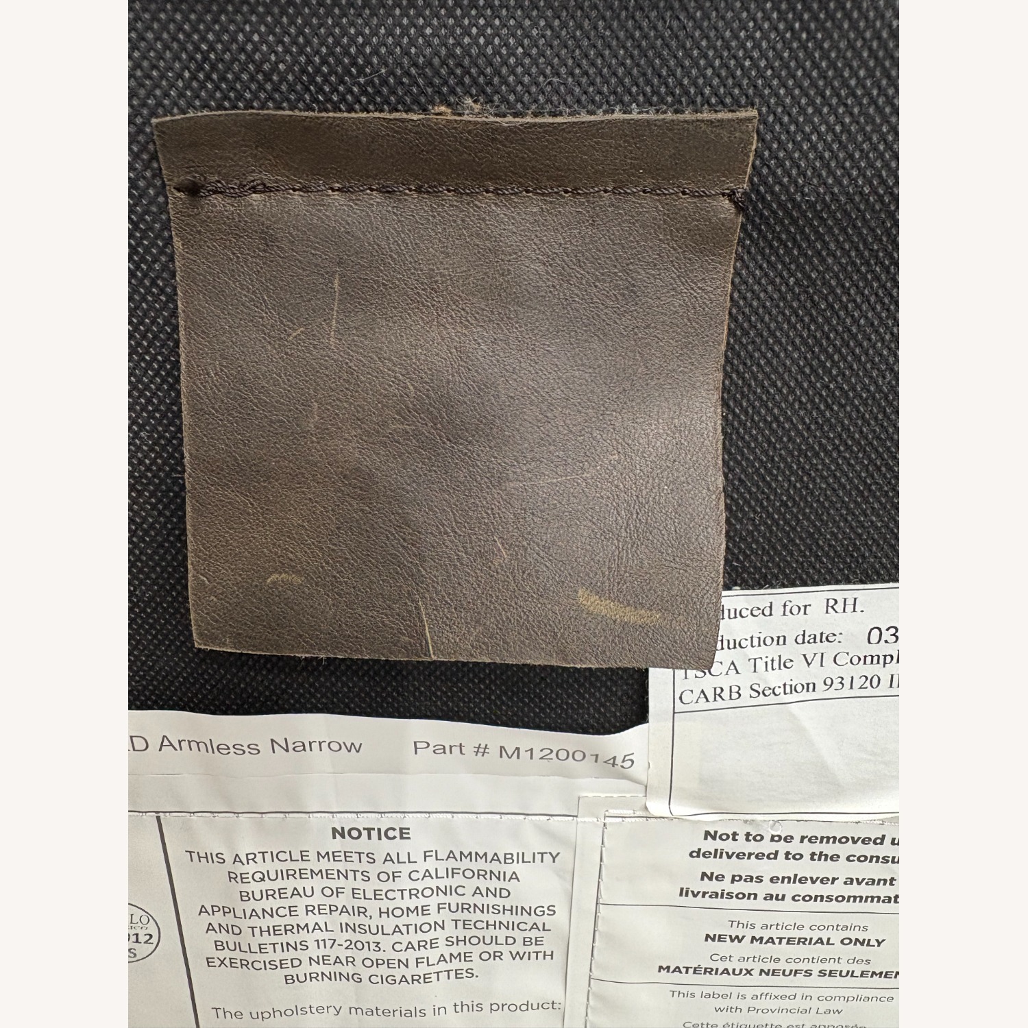 Restoration Hardware Cloud® Modular Leather Sectional — 4-Piece - image-1