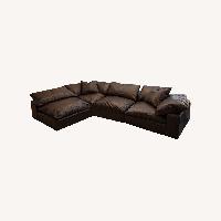 Restoration Hardware Cloud® Modular Leather Sectional — 4-Piece
