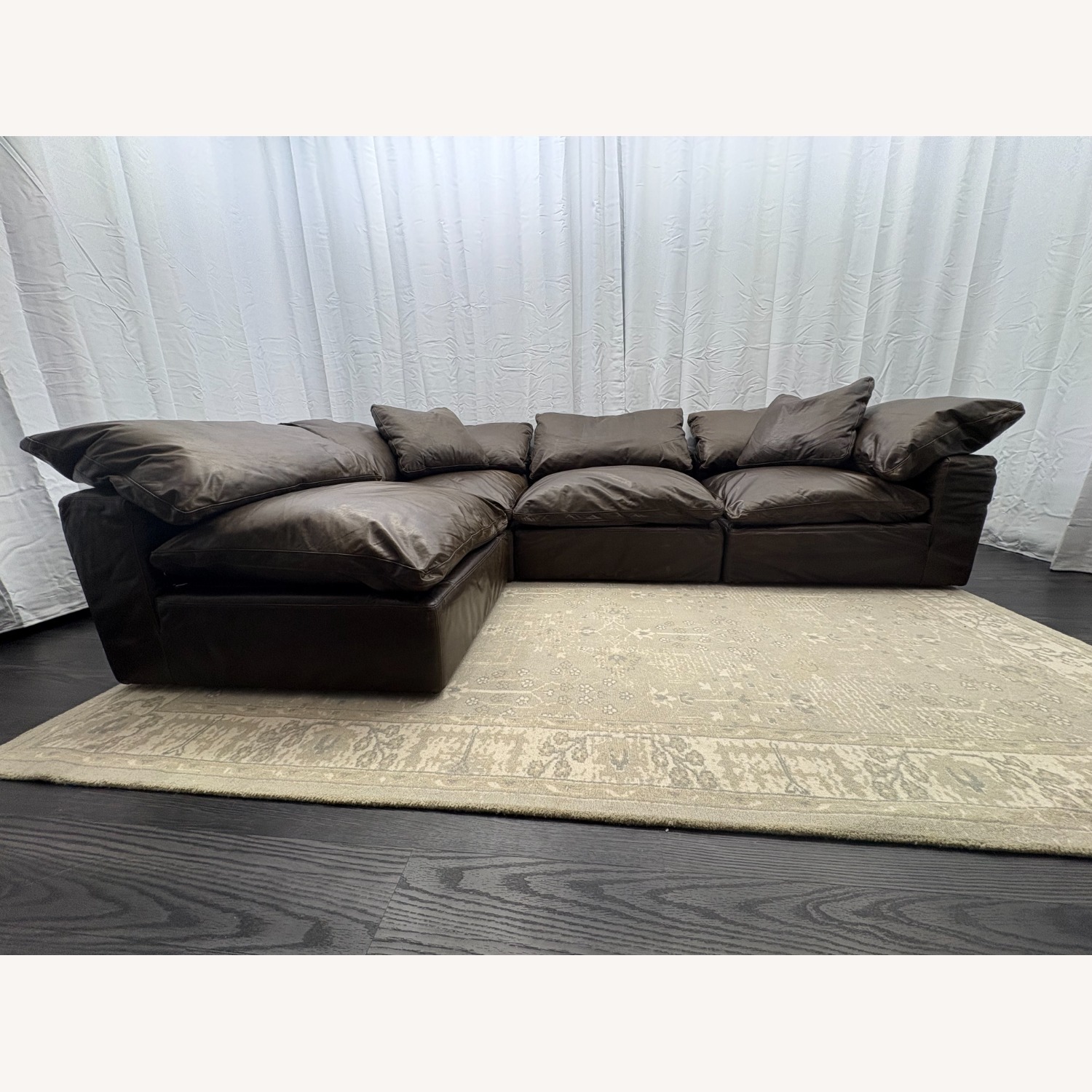 Restoration Hardware Cloud® Modular Leather Sectional — 4-Piece - image-40