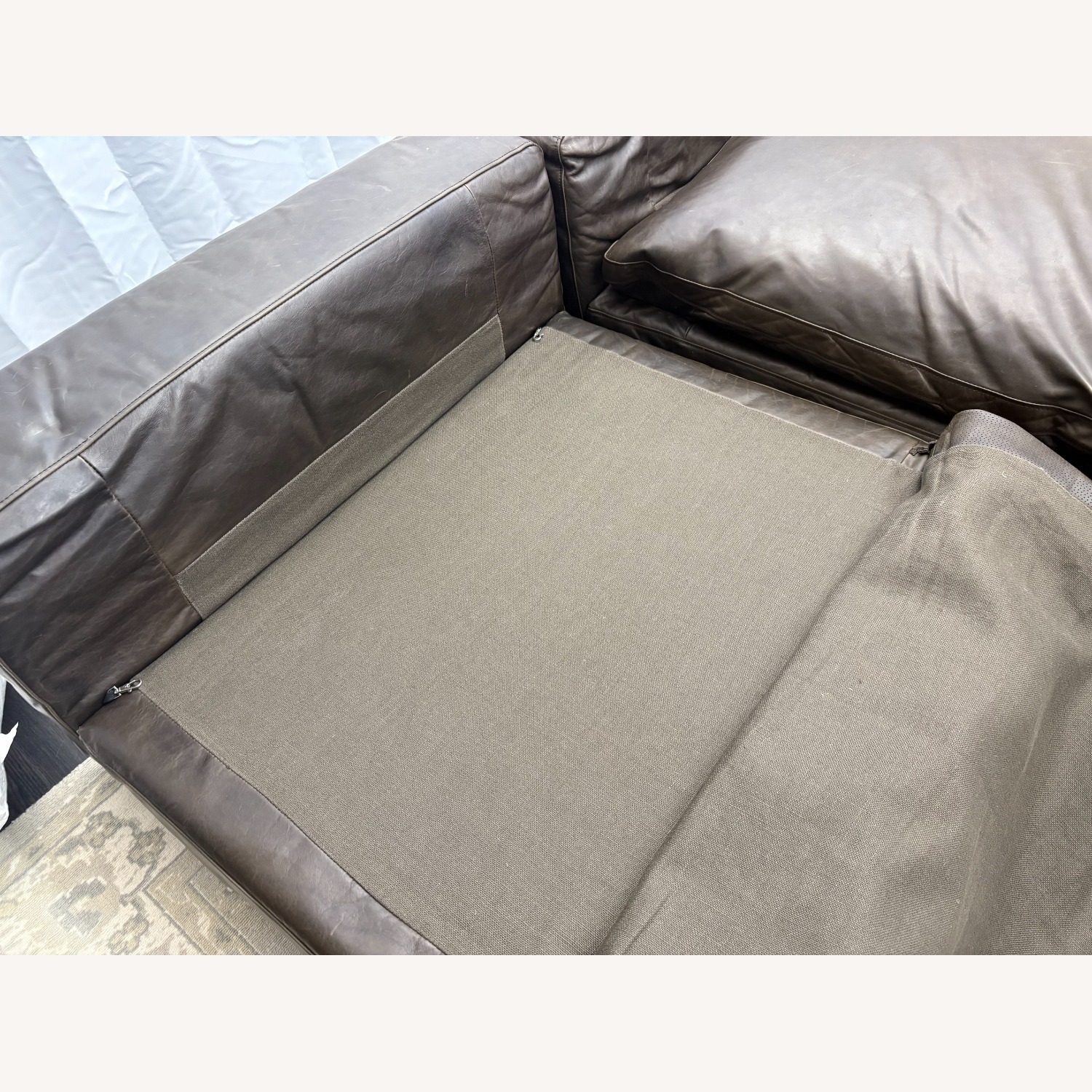 Restoration Hardware Cloud® Modular Leather Sectional — 4-Piece - image-7