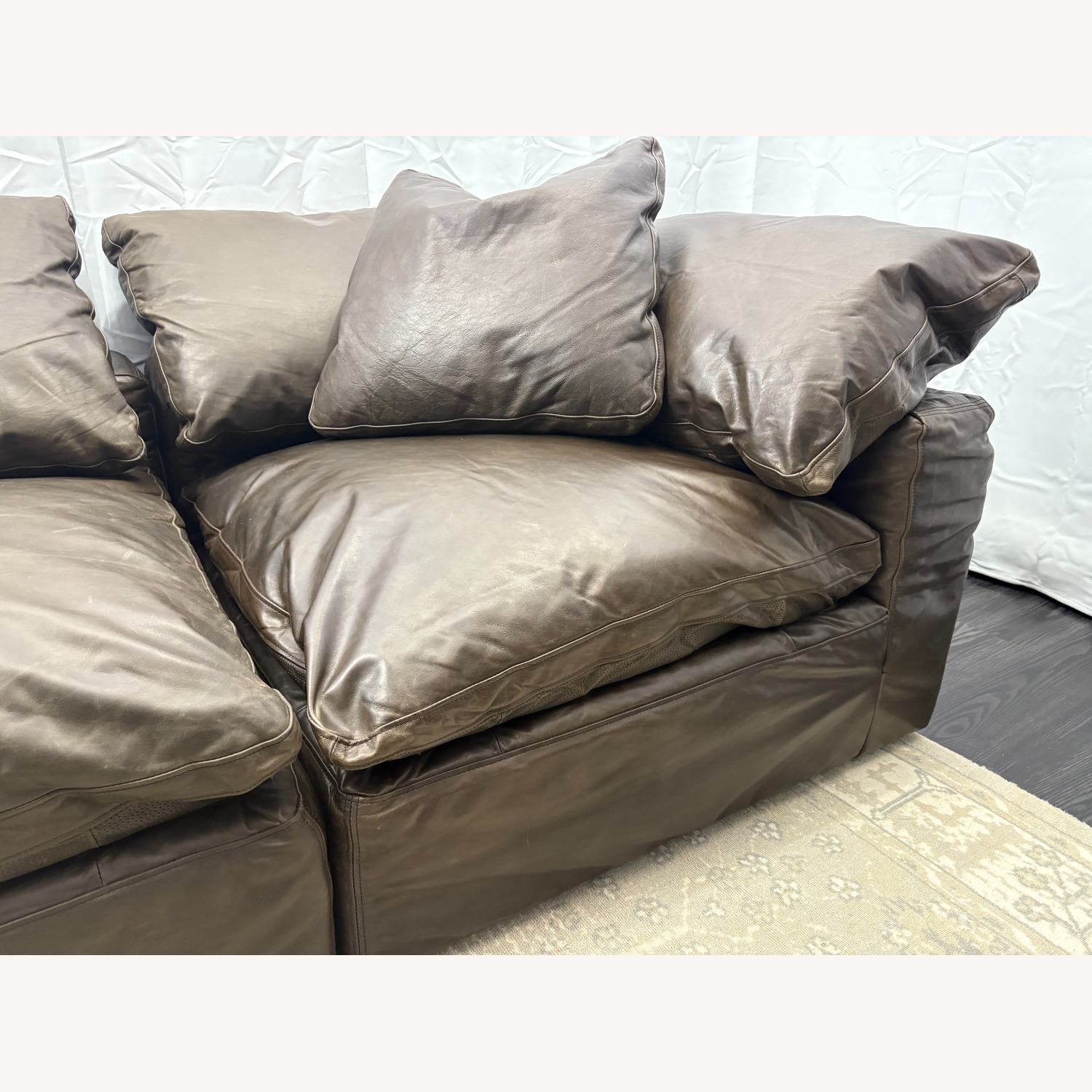 Restoration Hardware Cloud® Modular Leather Sectional — 4-Piece - image-17