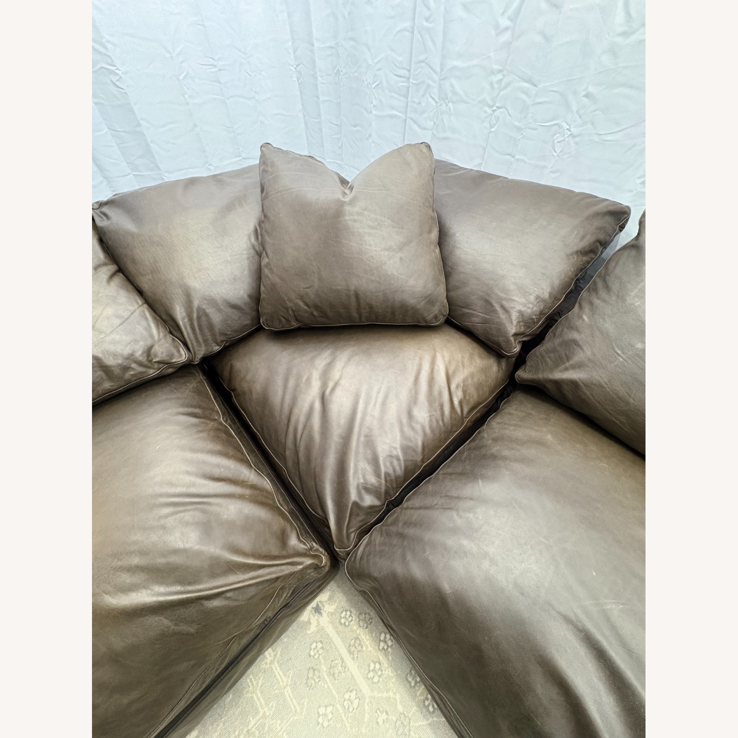 Restoration Hardware Cloud® Modular Leather Sectional — 4-Piece - image-35
