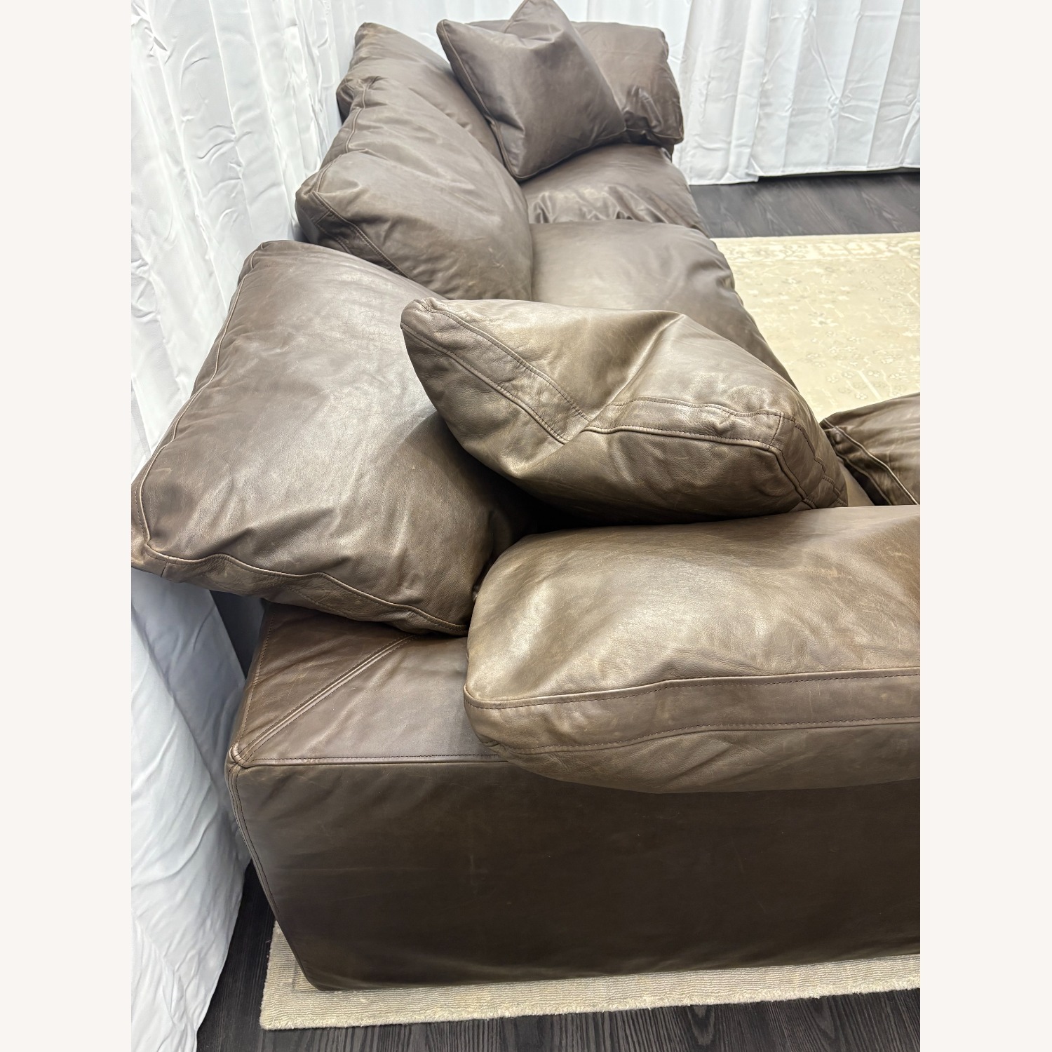 Restoration Hardware Cloud® Modular Leather Sectional — 4-Piece - image-26