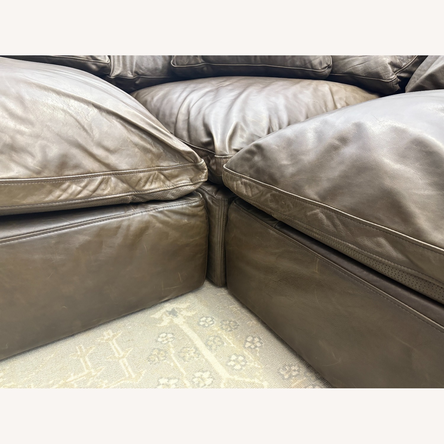 Restoration Hardware Cloud® Modular Leather Sectional — 4-Piece - image-21