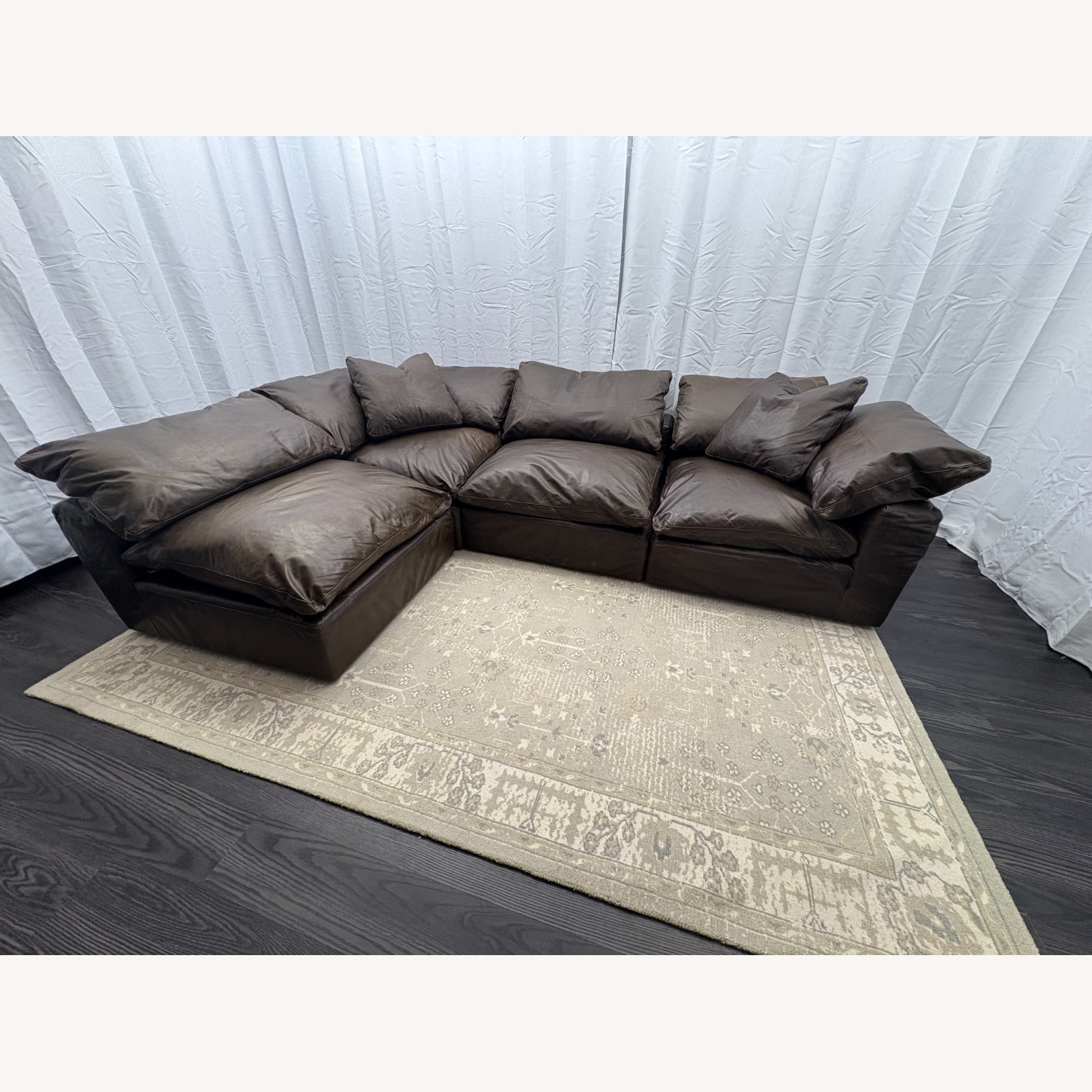 Restoration Hardware Cloud® Modular Leather Sectional — 4-Piece - image-16