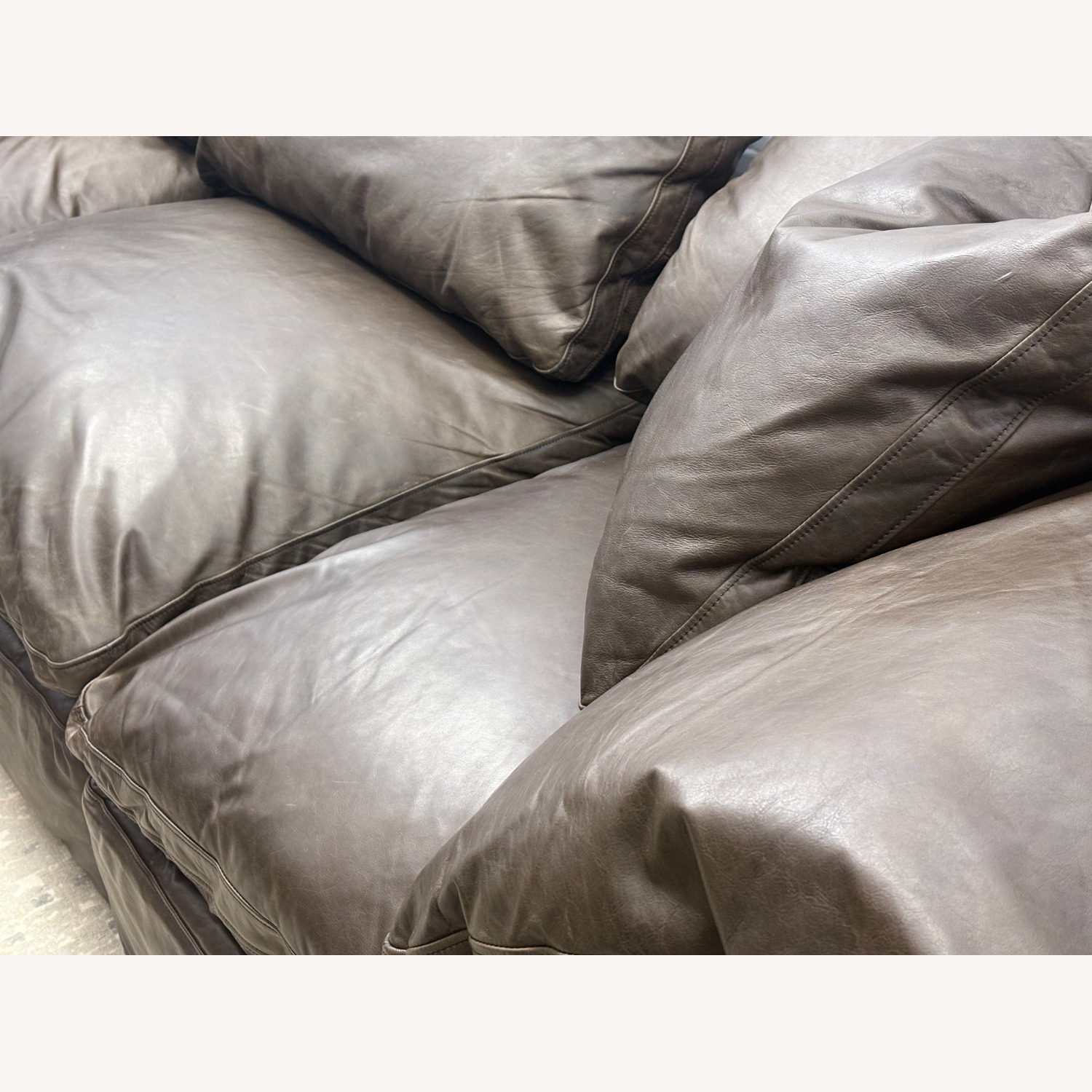 Restoration Hardware Cloud® Modular Leather Sectional — 4-Piece - image-6