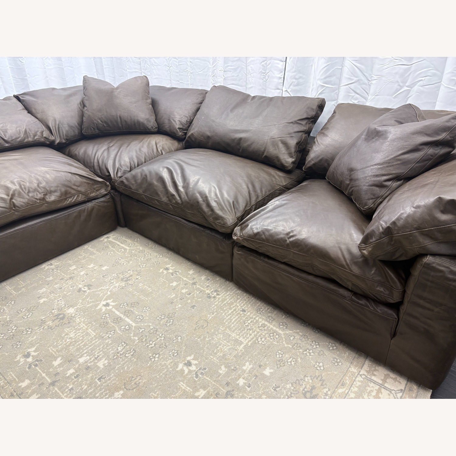 Restoration Hardware Cloud® Modular Leather Sectional — 4-Piece - image-12