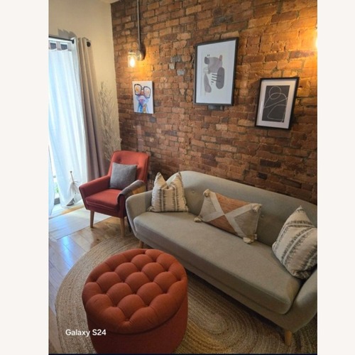 Used Modern Light Gray 3 Seats Loveseat  for sale on AptDeco