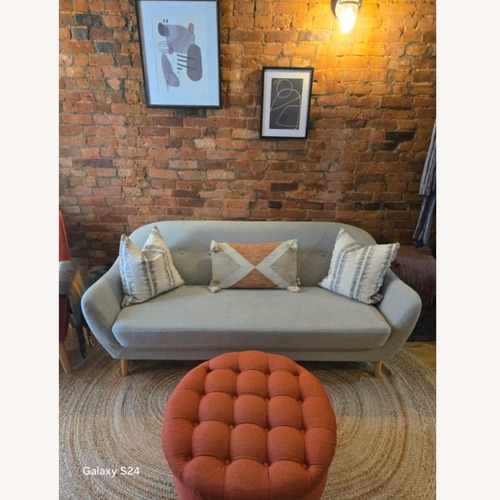 Used Modern Light Gray 3 Seats Loveseat  for sale on AptDeco