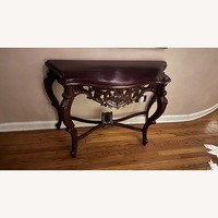 Vintage/Antique Finds Dark Brown Wood Side Table