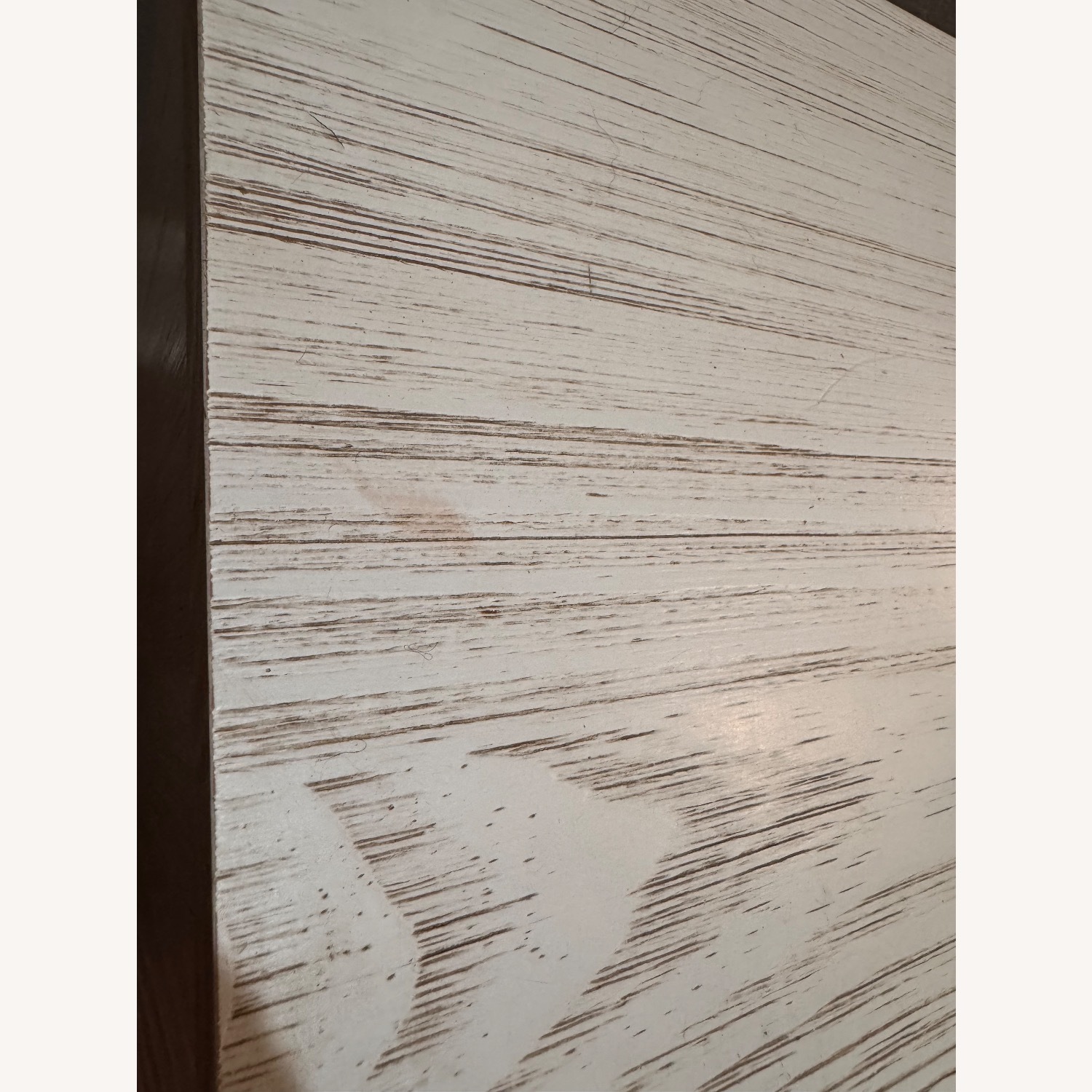 White Wooden Nightstands - image-2