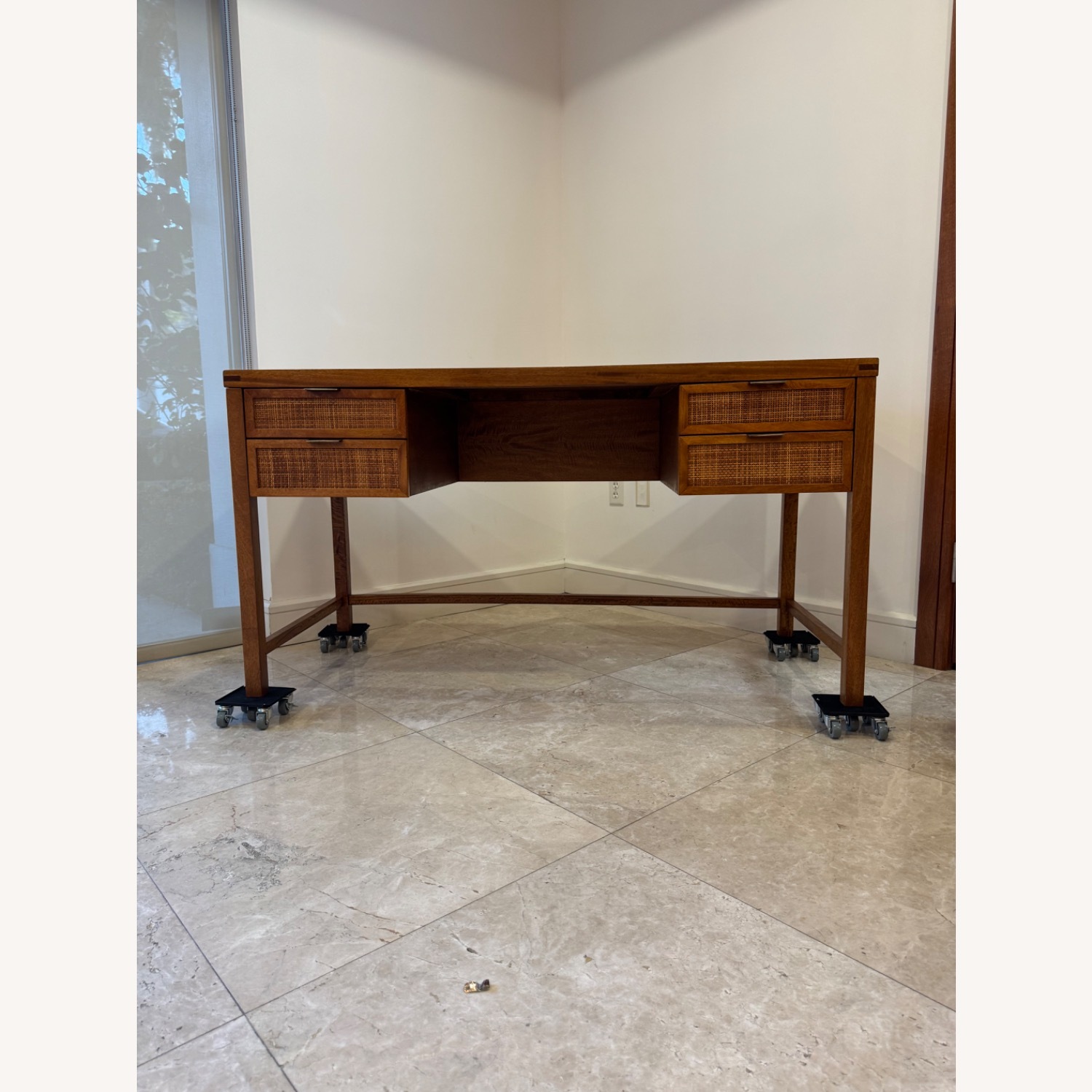 Crate & Barrel Natural Desk - image-11