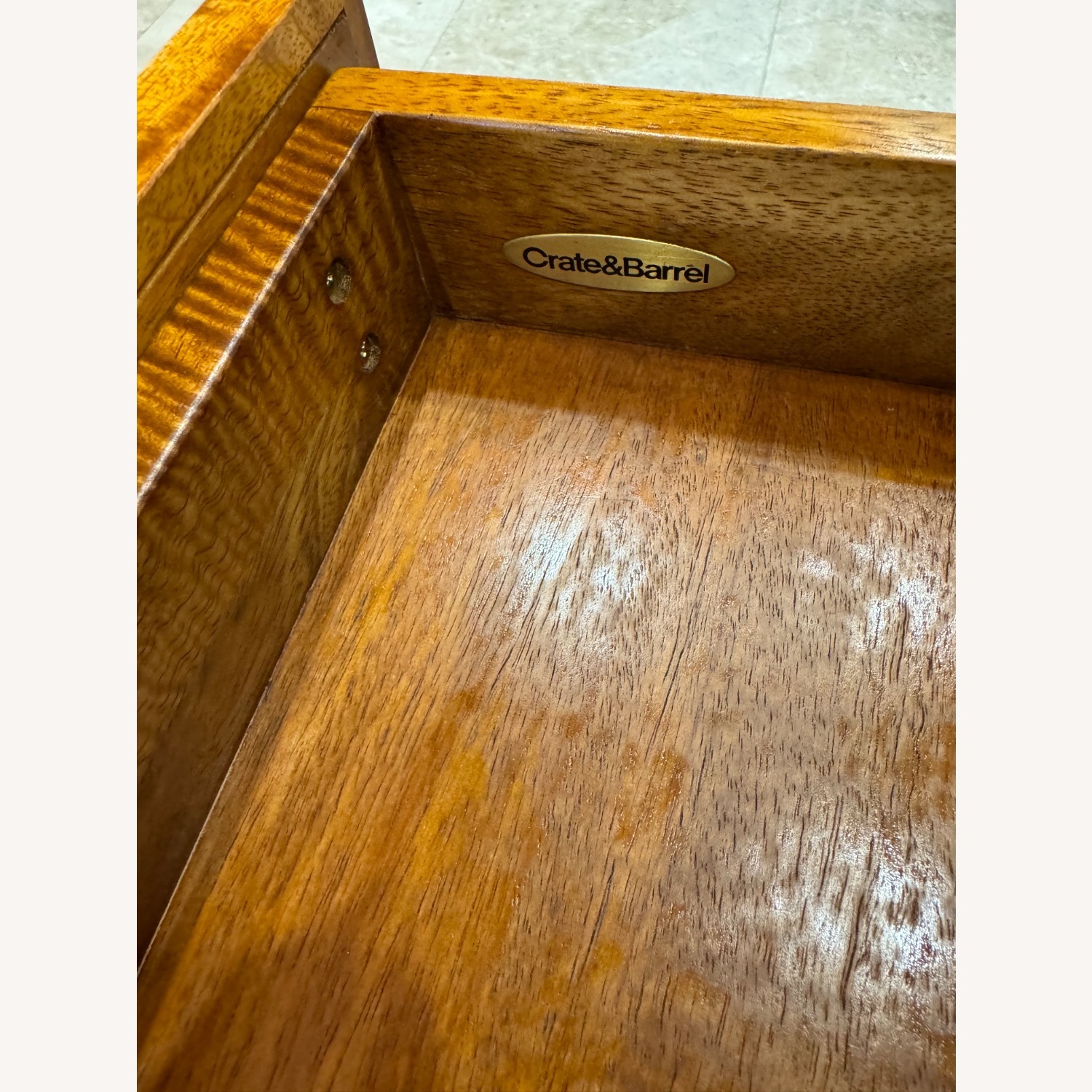 Crate & Barrel Natural Desk - image-8