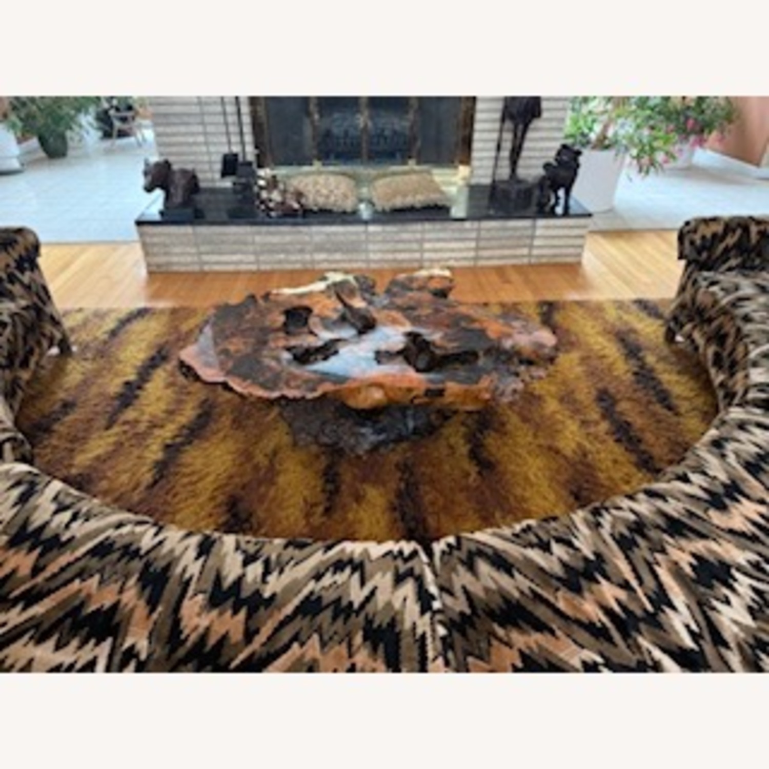 Vintage Redwood Burl Coffee Table - image-1