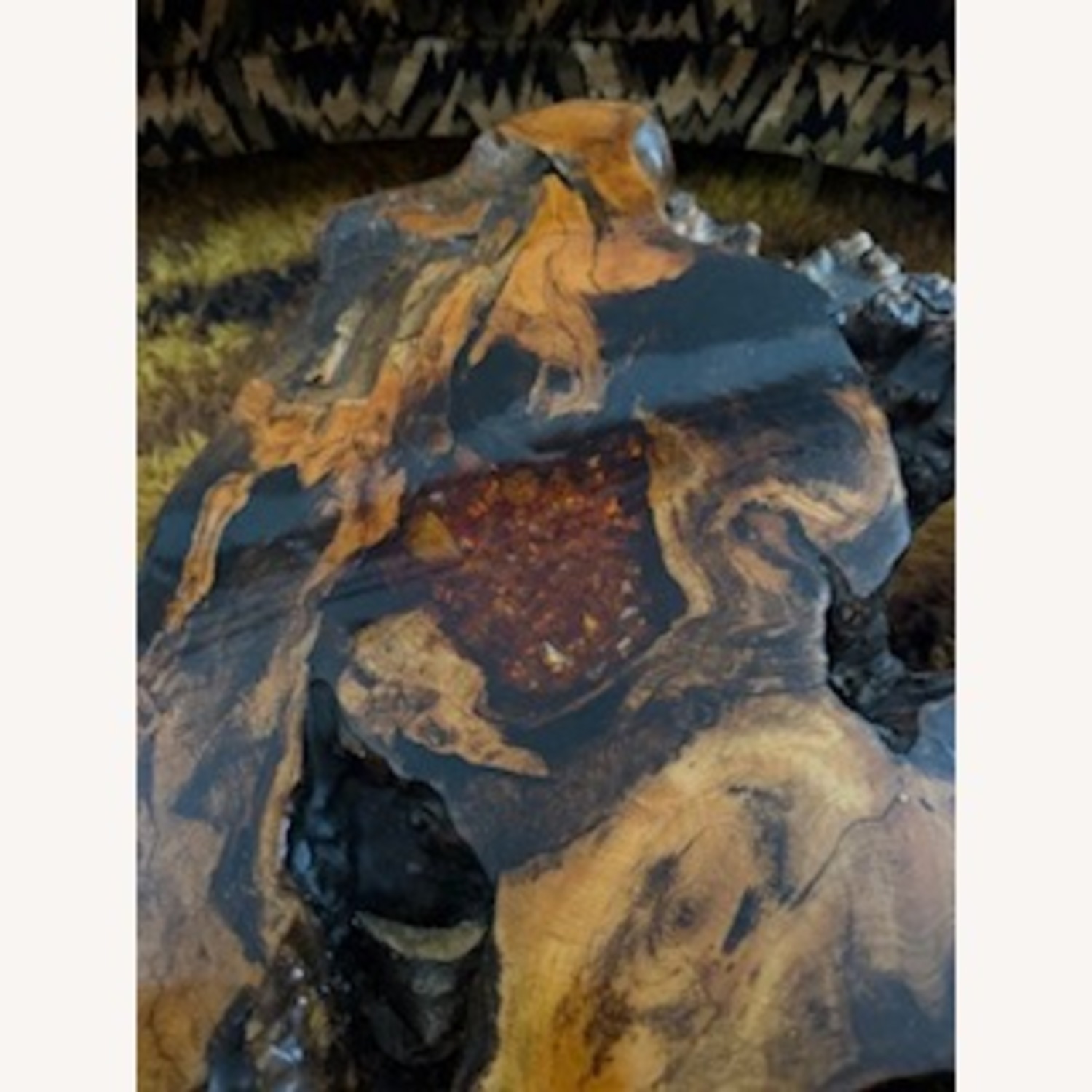 Vintage Redwood Burl Coffee Table - image-4