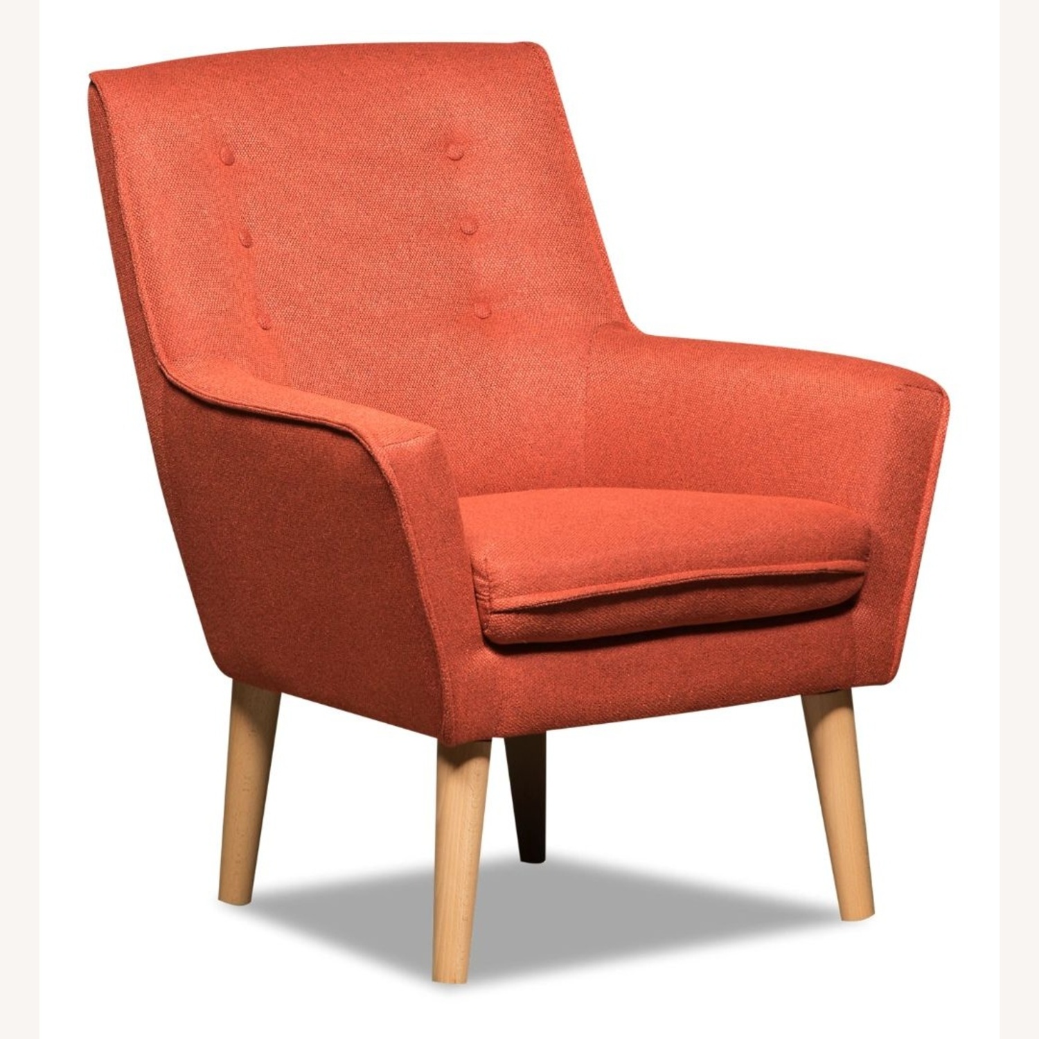 The Brick Modern Rust/Red Accent Armchair  - image-5