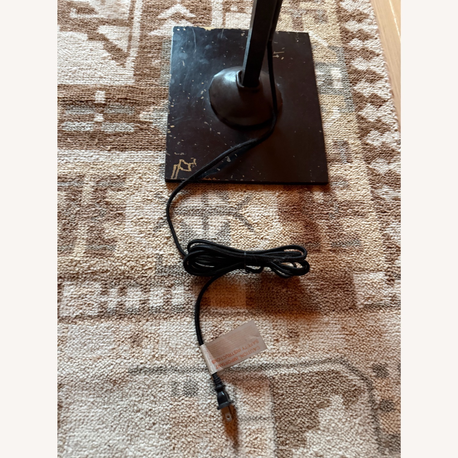 Restoration Hardware Dark Brown Metal Floor Lamp - image-3