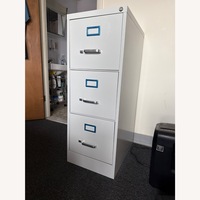 Light Gray Metal Chest