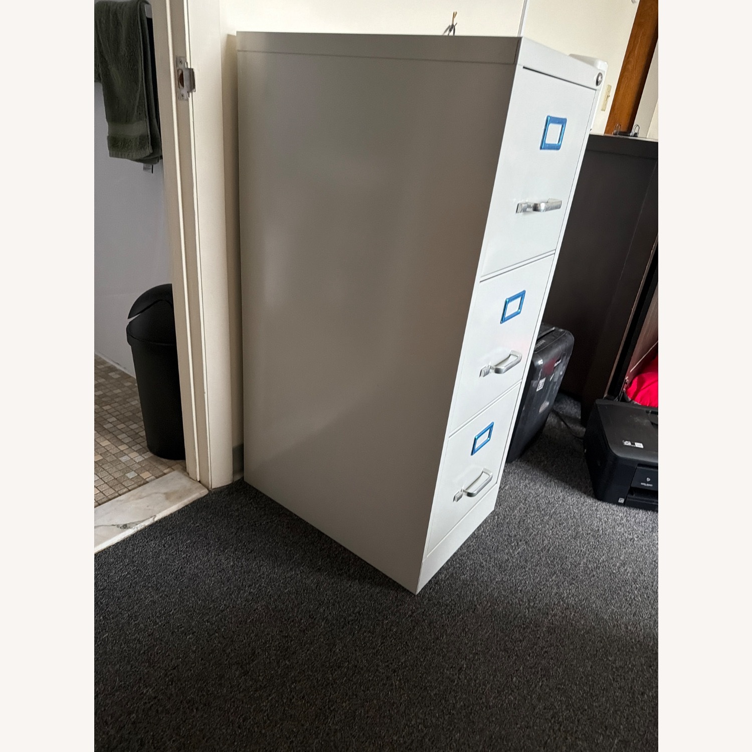 Light Gray Metal Chest - image-2