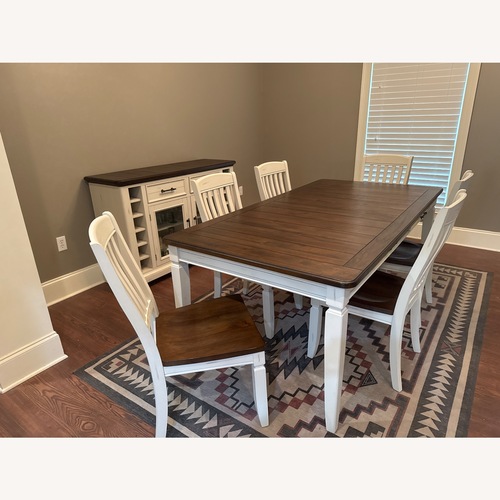 Used Country Lane Antique Dining Set for sale on AptDeco