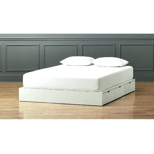 Used CB2 Stowaway Storage Bed - White for sale on AptDeco