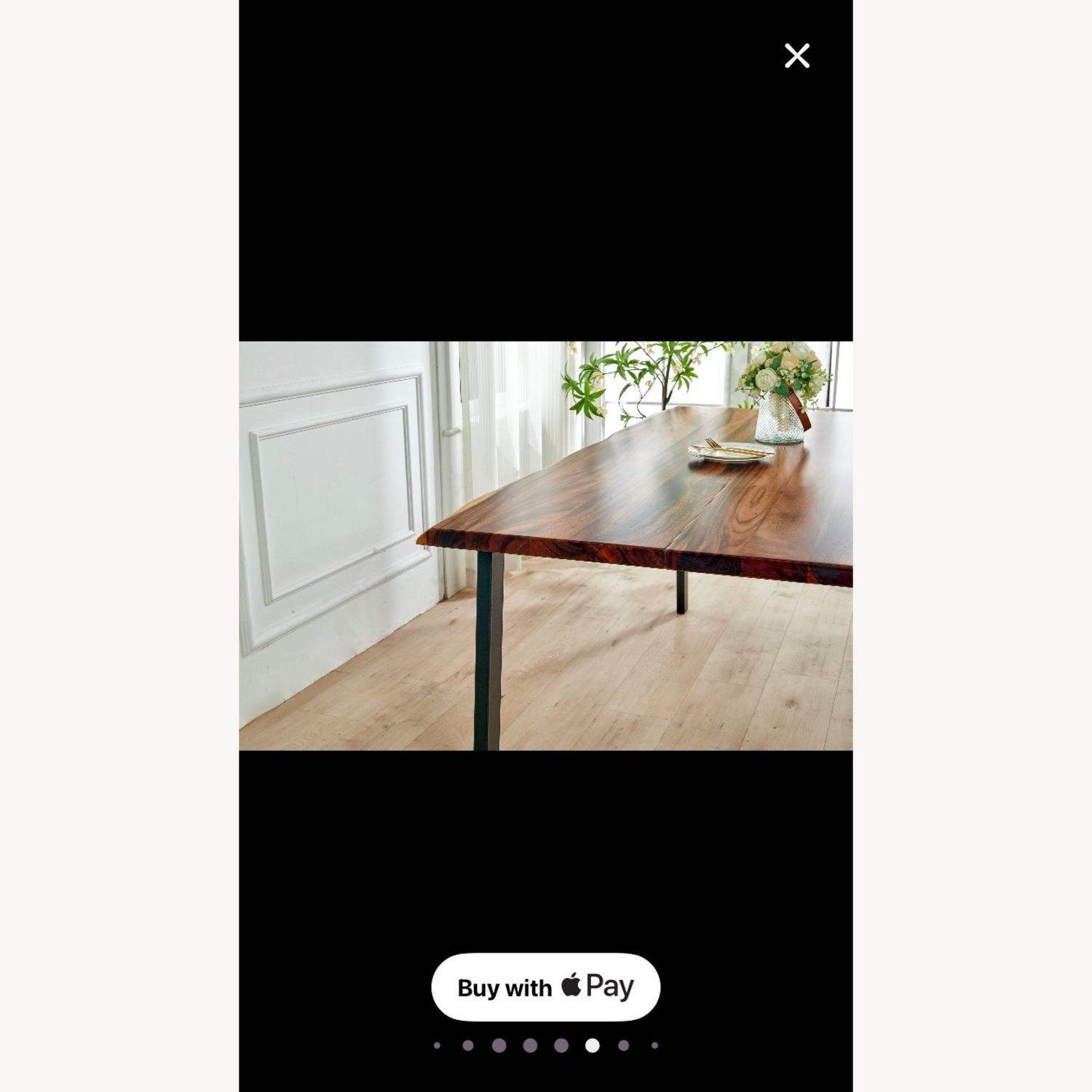 Dark Brown Wood Dining Sets - image-2