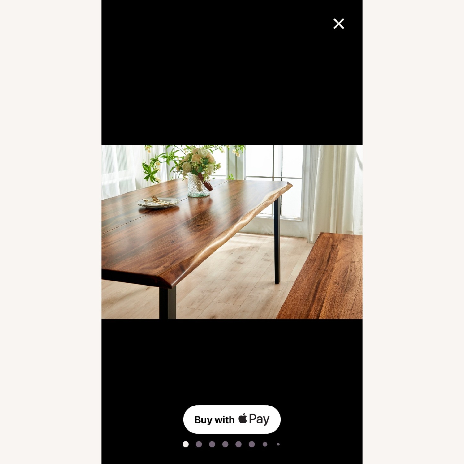 Dark Brown Wood Dining Sets - image-6