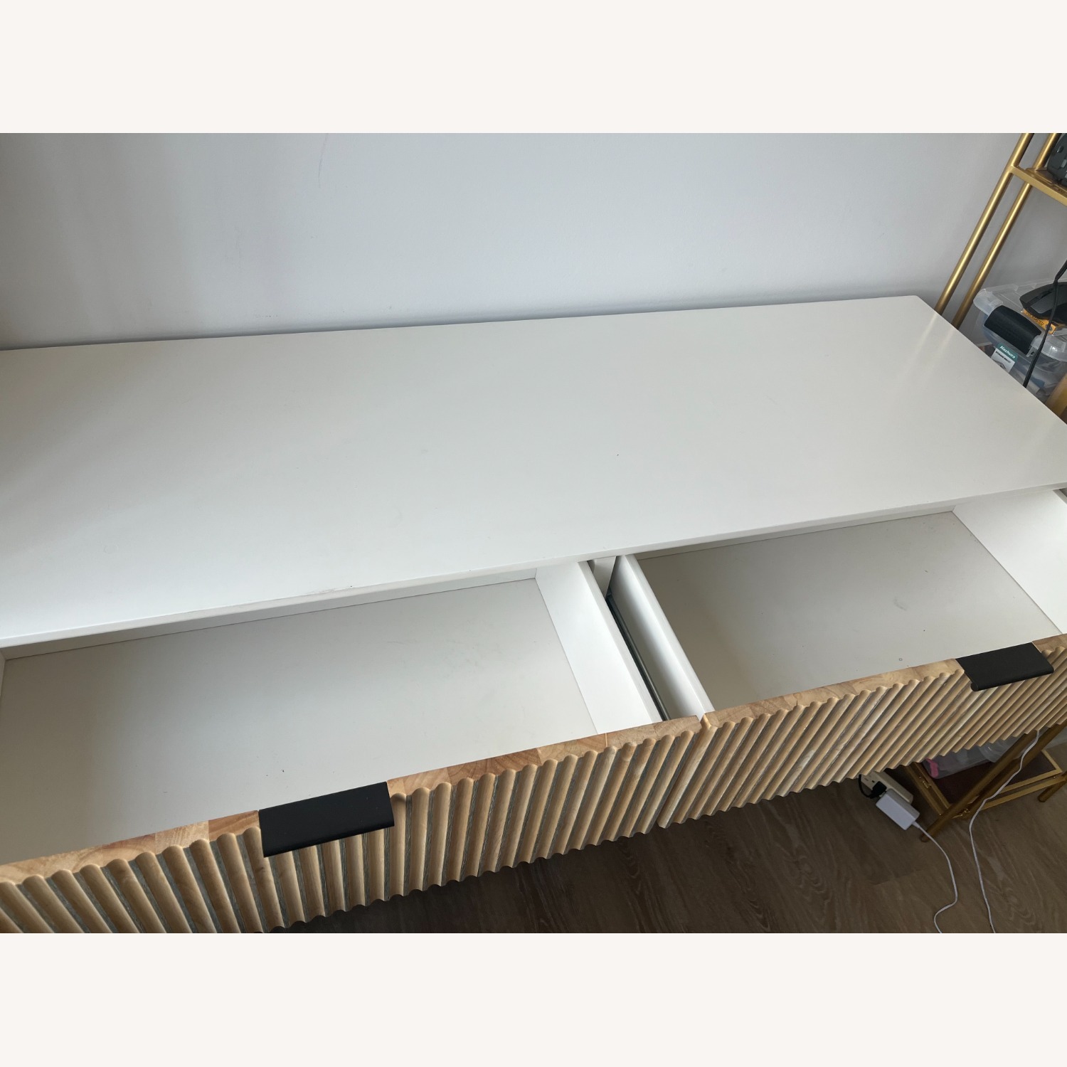 West Elm Quinn 6 Drawer Natural Wood Dresser - image-3