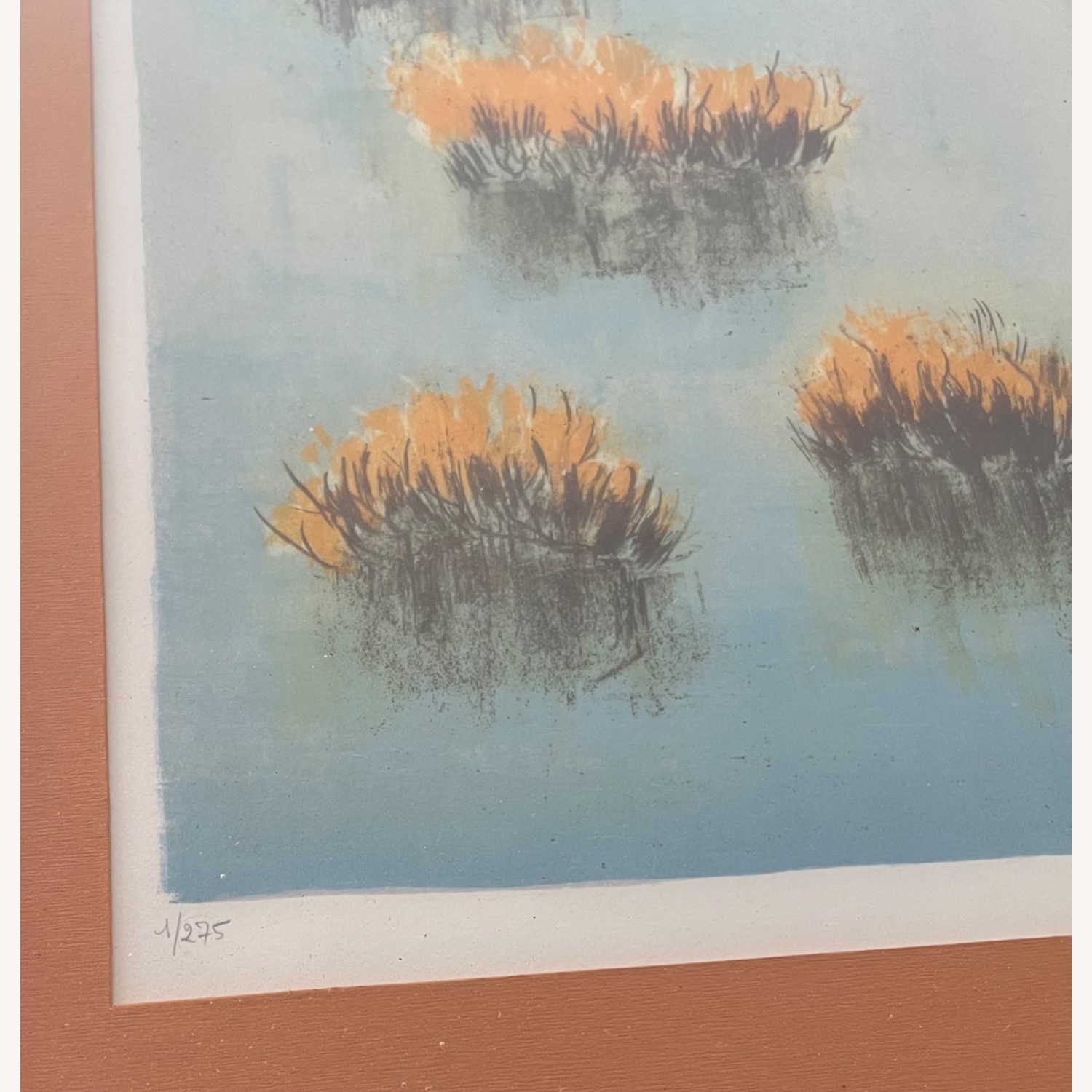 Vintage French Landscape Lithograph Wall Art - image-4