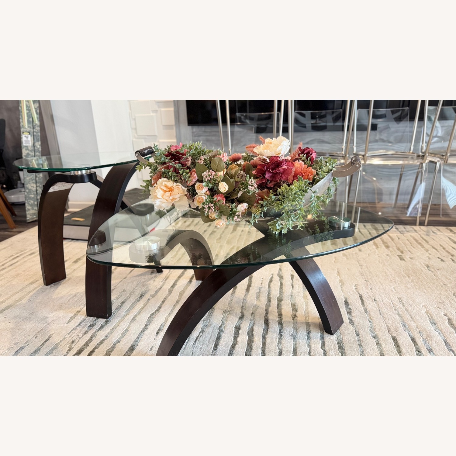 Rooms To Go Grant City Dark Brown Coffee Table - image-1