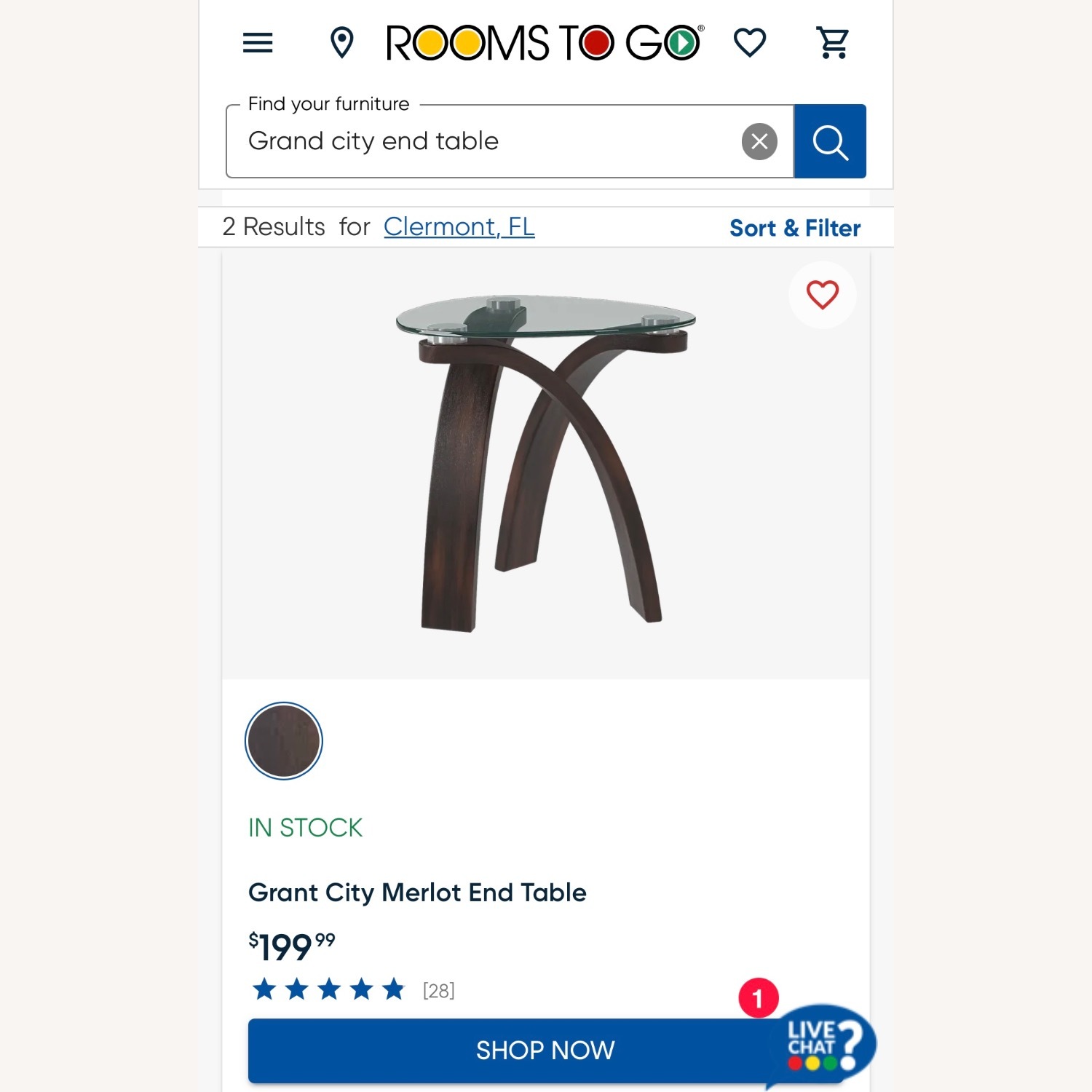 Rooms To Go Grant City Dark Brown Coffee Table - image-5