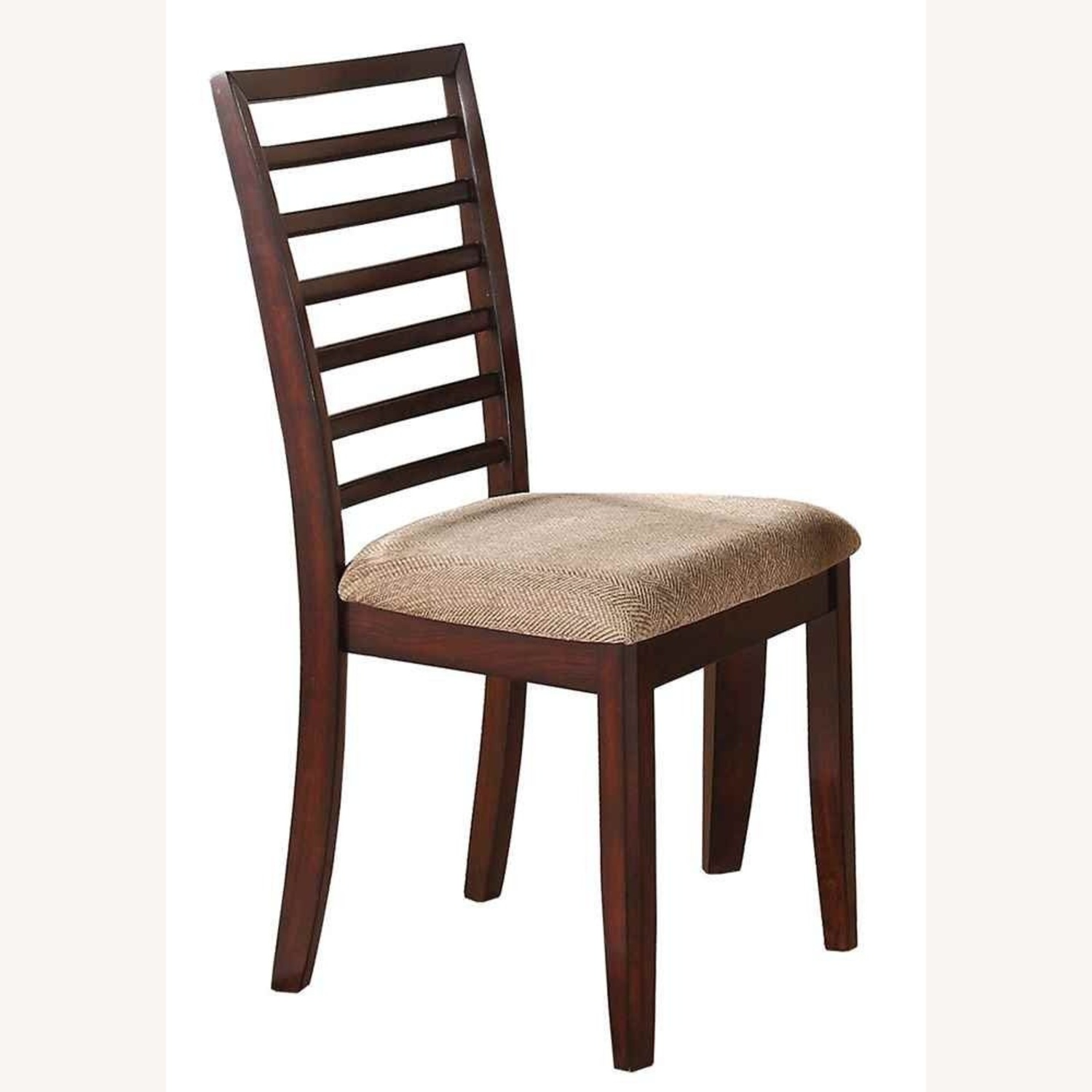 Dark Brown Wood Dining Chairs - image-0