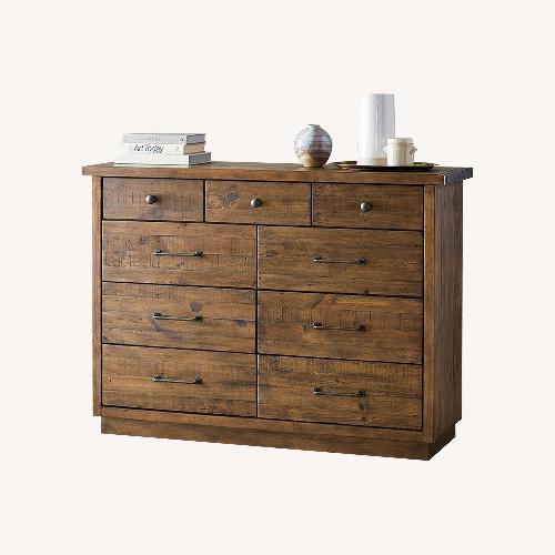 Used Pottery Barn Big Daddy's Antiques Reclaimed Wood 9-Drawer Dresser (58") for sale on AptDeco