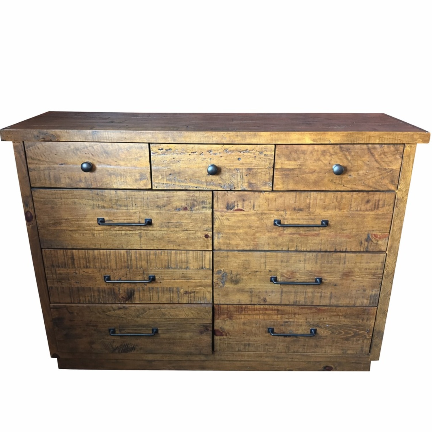 Pottery Barn Big Daddy's Antiques Reclaimed Wood 9-Drawer Dresser (58") - image-5