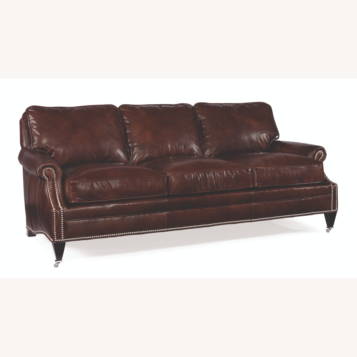 Century Furniture Dark Brown 3+ Seater Sofa - image-5