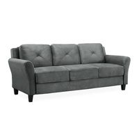 Wayfair Winston Porter Dark Brown 3+ Seater Sofa