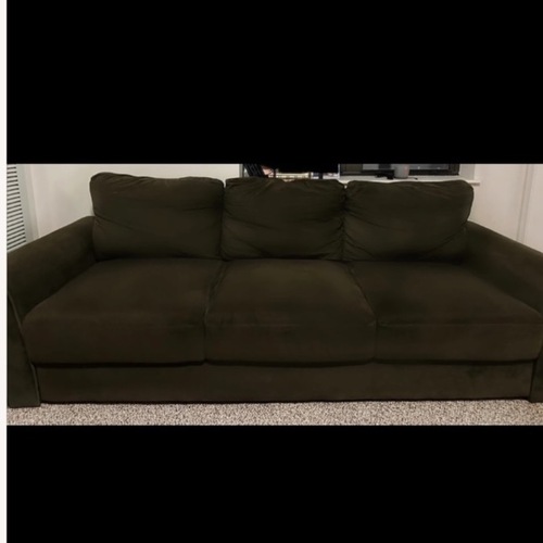Used Wayfair Winston Porter Dark Brown 3+ Seater Sofa for sale on AptDeco