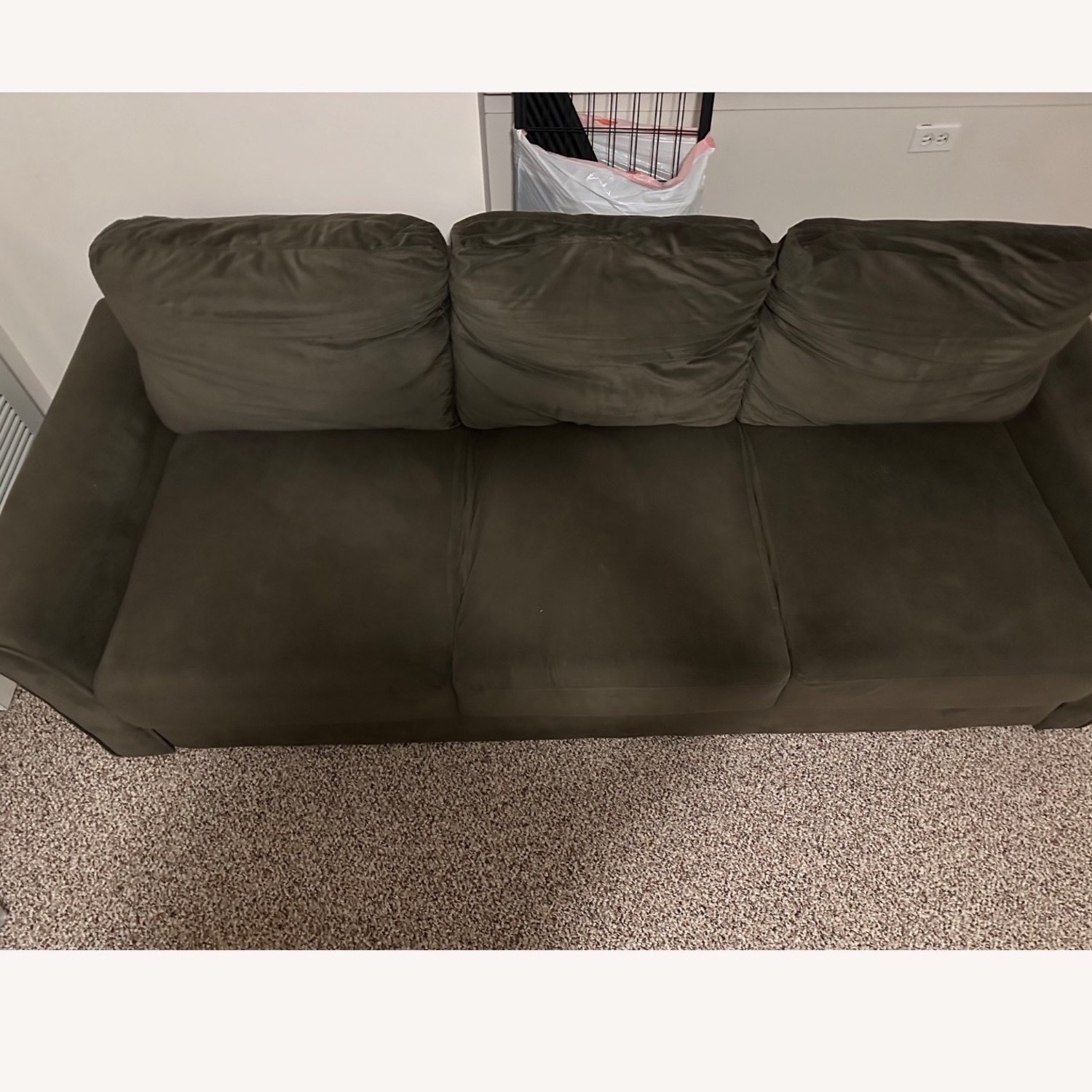 Wayfair Winston Porter Dark Brown 3+ Seater Sofa - image-3