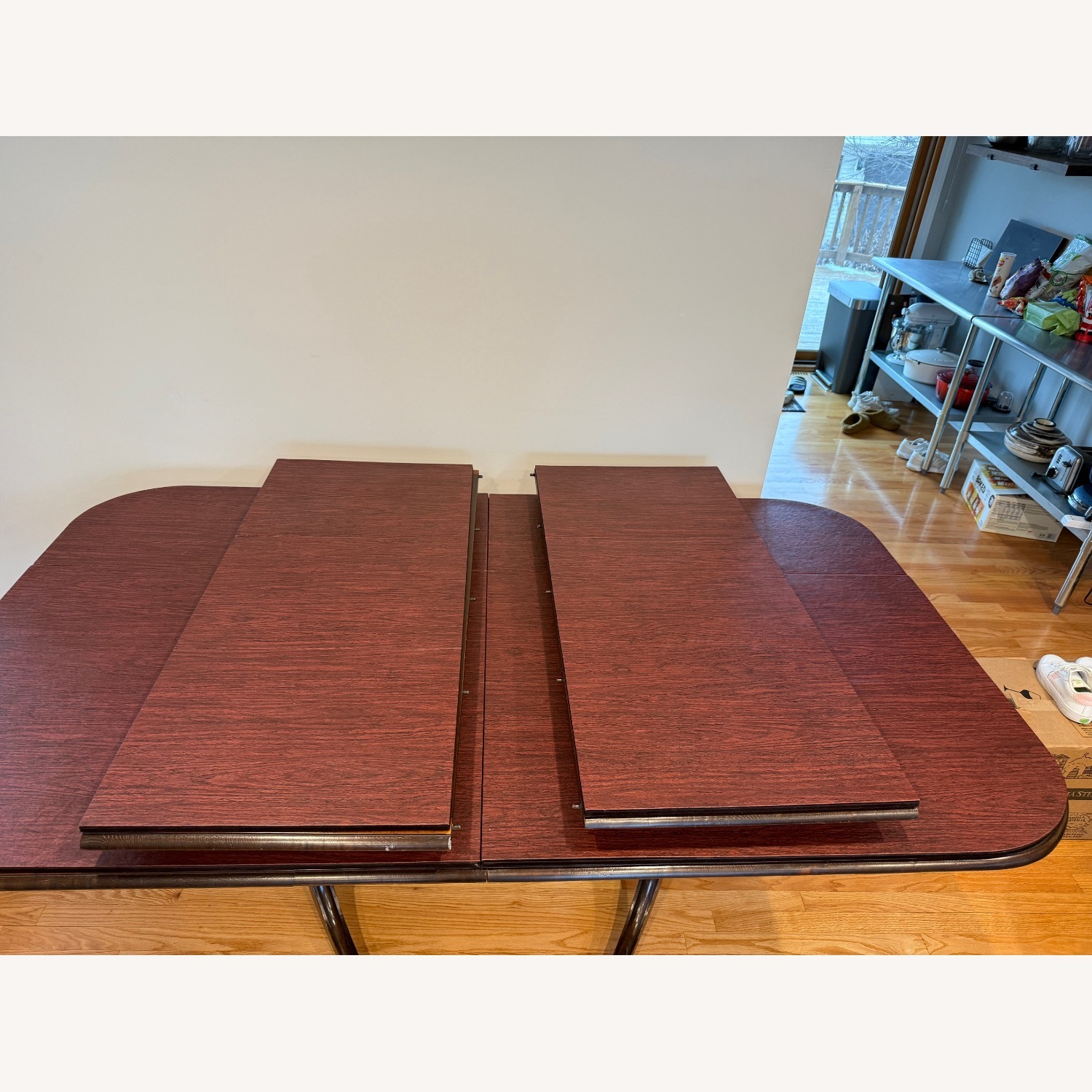 Handmade Antique Reproduction Extendable Table - image-4