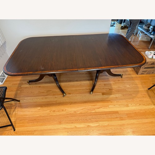 Used Handmade Antique Reproduction Extendable Table for sale on AptDeco