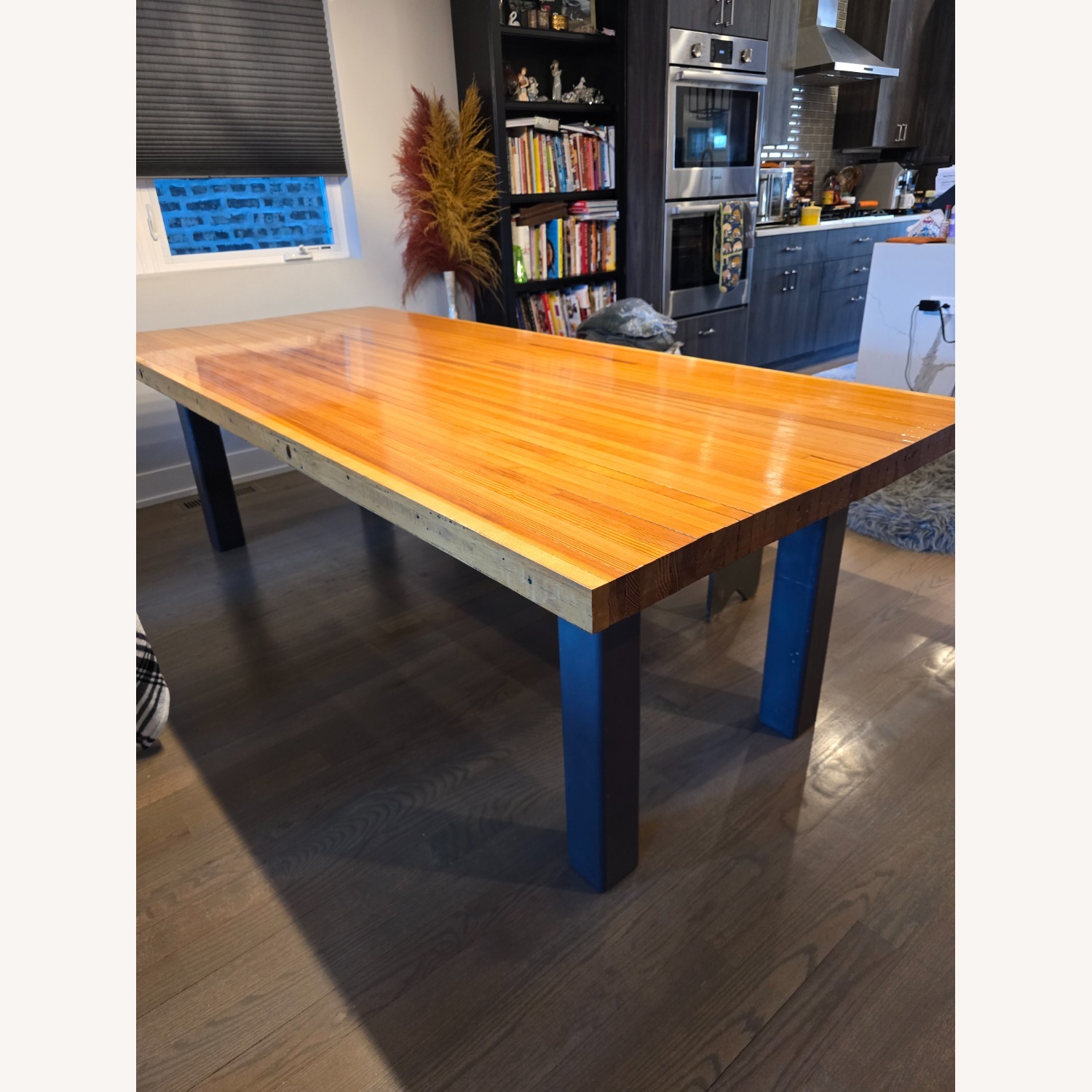 Vintage/Antique Finds Natural Wood Dining Table - image-4