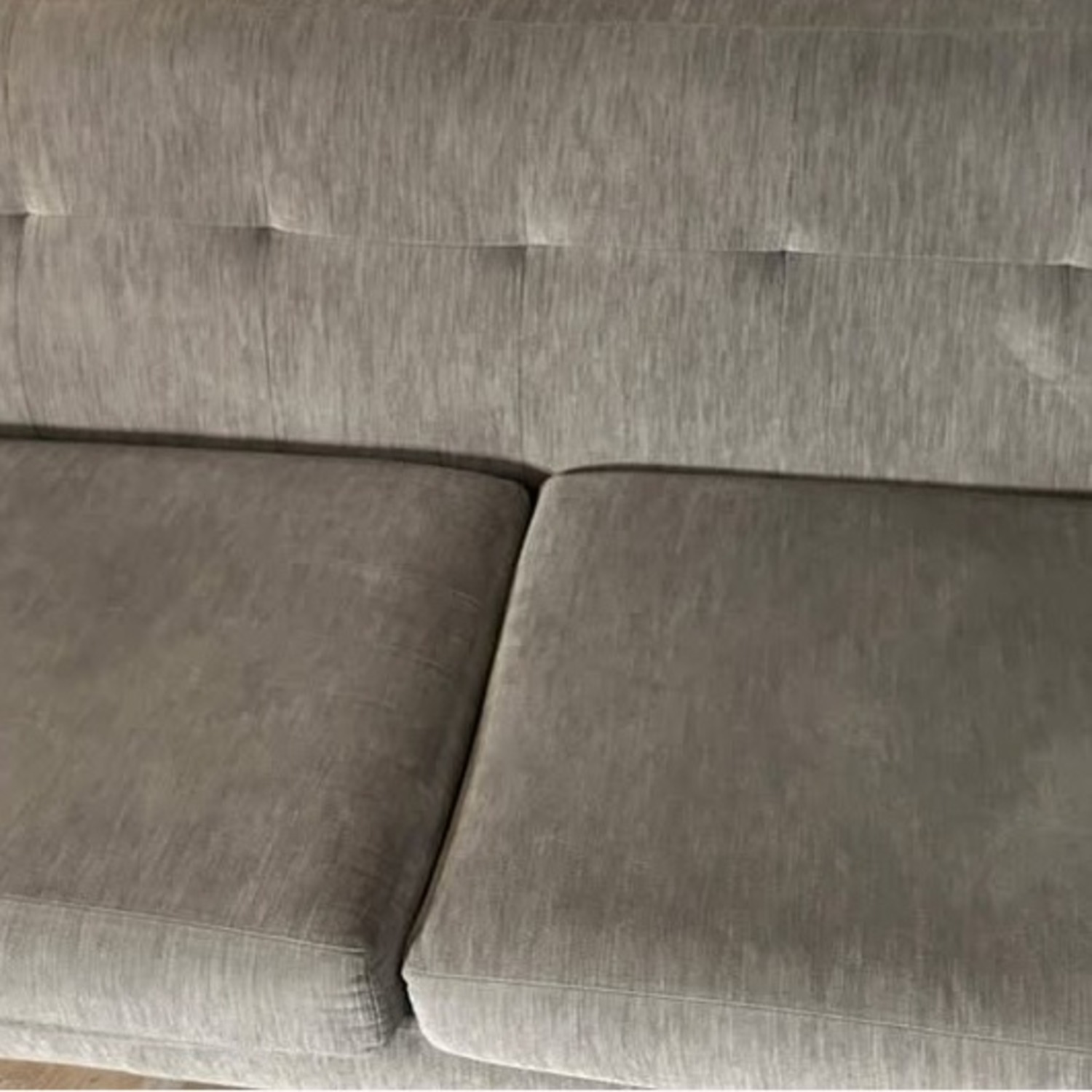 Joybird Hughes Light Gray Fabric Loveseat - image-4