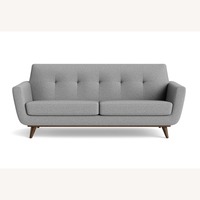Joybird Hughes Light Gray Fabric Loveseat
