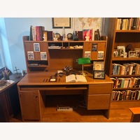 Light Brown Wood Computer Desk/Workstation