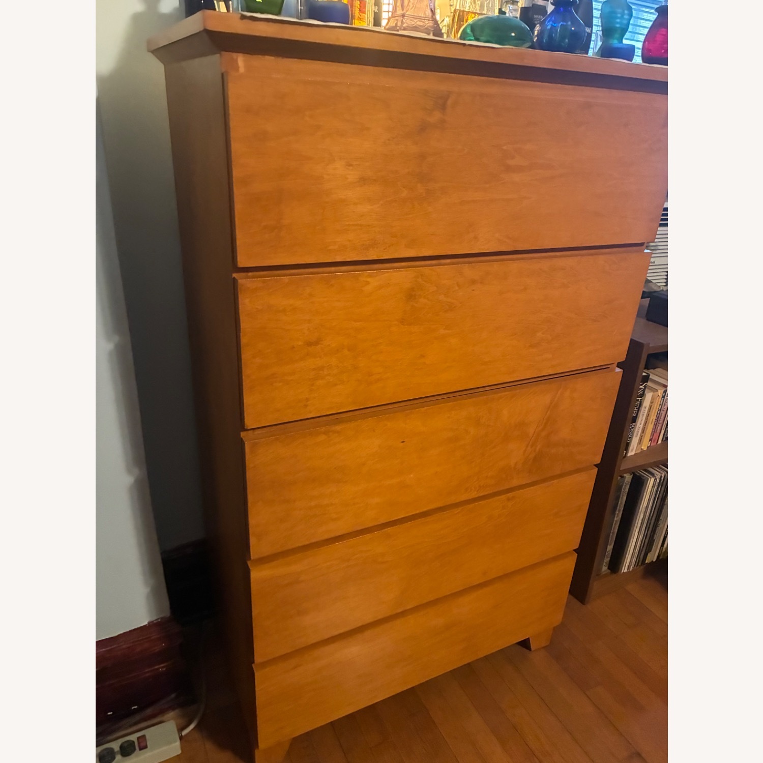 Light Brown Wood Dresser - image-2
