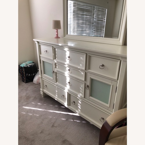 Used Kane's Furniture White Wood Dresser for sale on AptDeco